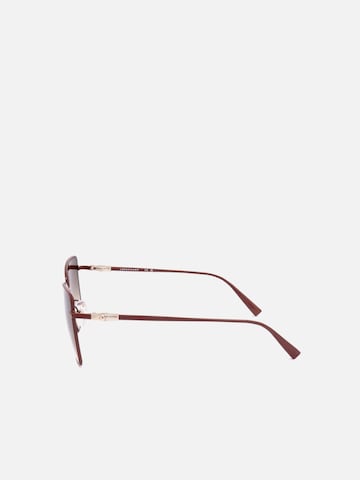 Lunettes de soleil 'Longchamp LO172S Burgundy 58/15/145 Women Sunglasses' Longchamp en rouge