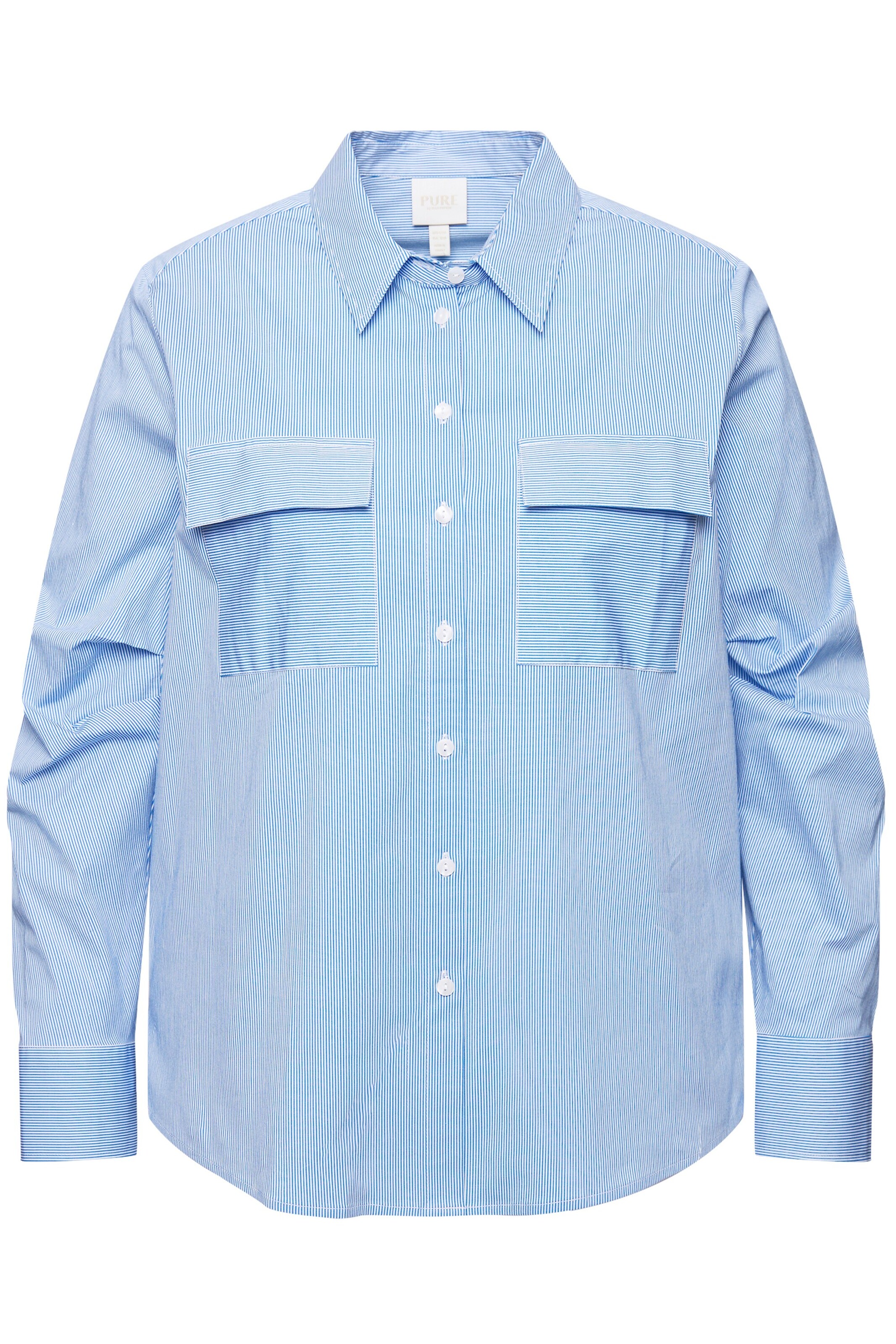 Ulla Popken Bluse in Blau: Vorderseite