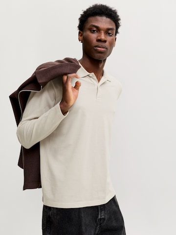 JACK & JONES Tričko 'JJKANE' – béžová