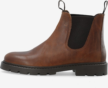 Boots chelsea 'JEFF' di Bianco in marrone: frontale