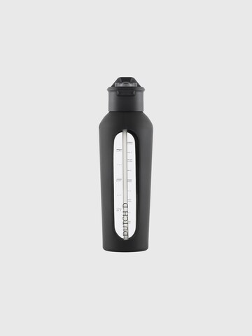 Dutch'D Drinking Bottle 'Glass Straw' in Black: front