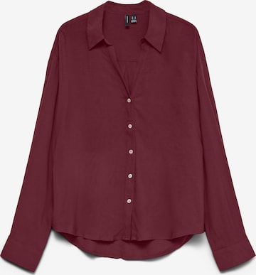 VERO MODA Bluse 'VMAURA' i rød: forside