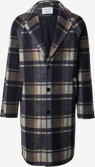 DAN FOX APPAREL Between-Seasons Coat 'Giovanni' in Camel / Navy / Grey, Item view