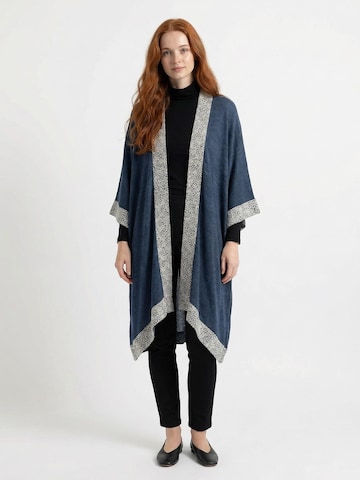 Kimono 'Ethereal Block' Shop Karey en bleu : devant