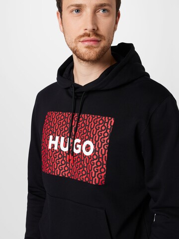 HUGO Red Sweatshirt 'Dreeman' in Zwart