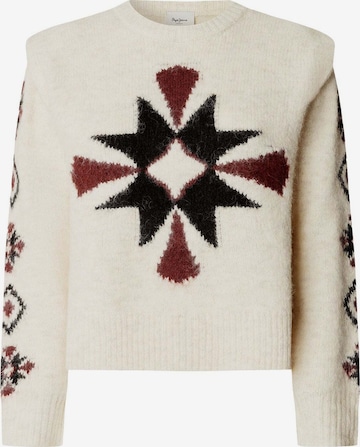 Pepe Jeans - Jersey 'Audrey' en blanco: frente