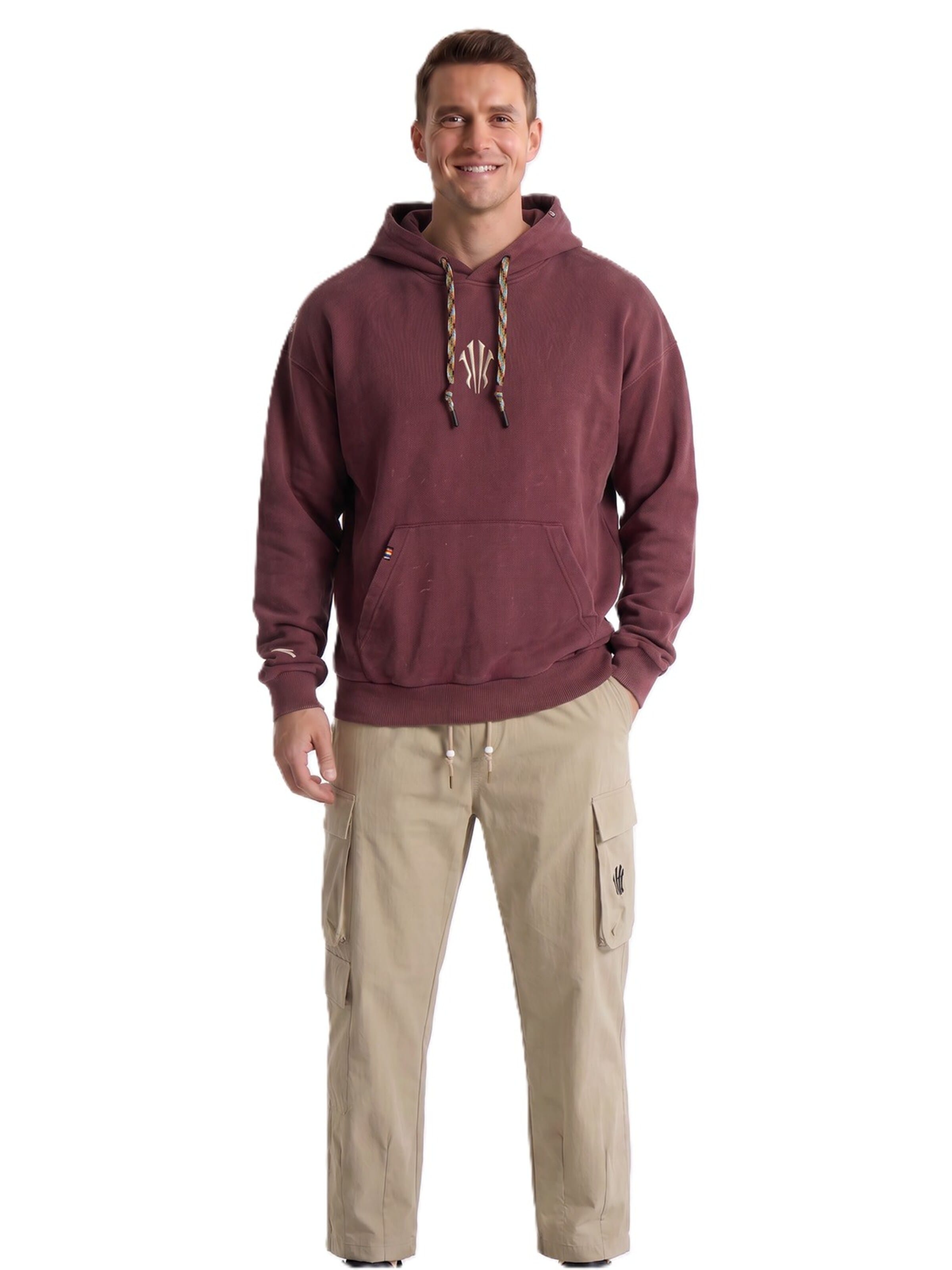 ANTA Sportsweatshirt 'KAI'‌‌‌‌‌‌ in Rot: Vorderseite