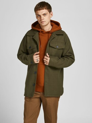 JACK & JONES Comfort Fit Hemd 'Ollie' in Grün: predná strana