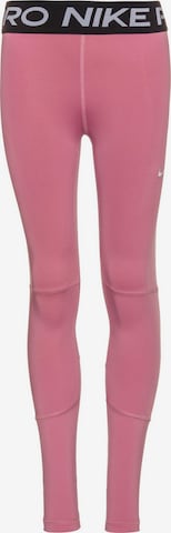 NIKE Spodnie sportowe 'Pro' w kolorze różowy: przód