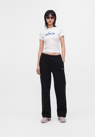 Nike Sportswear Свободный крой Штаны 'STDO FLC' в Черный