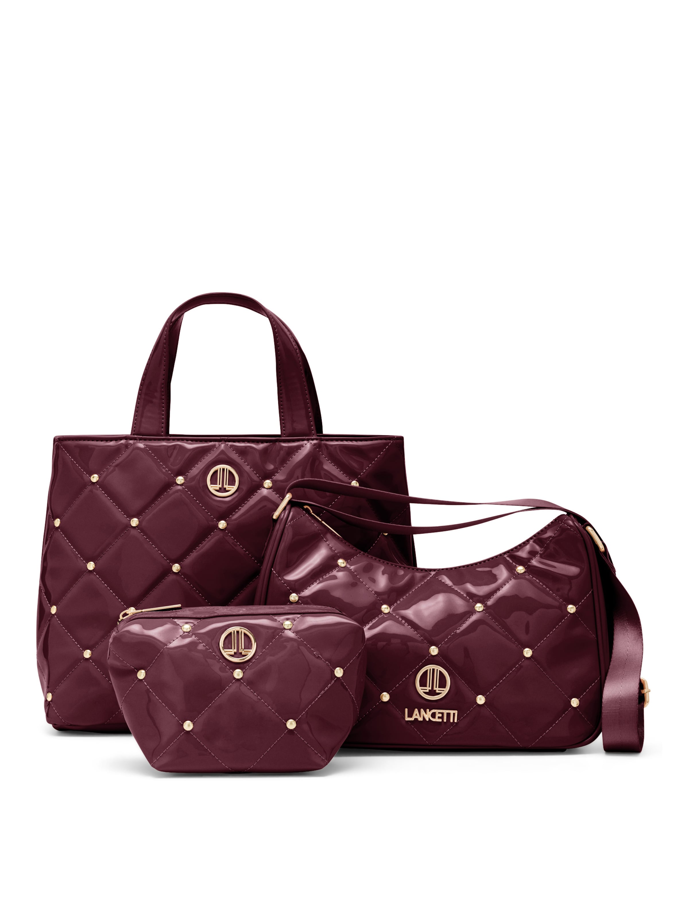 Lancetti Handbag 'Dames' in Red: front