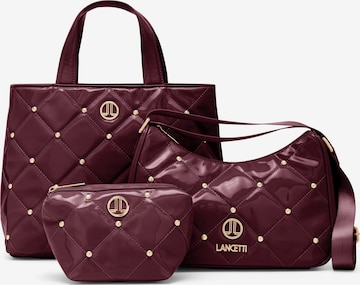 Lancetti - Bolso de mano 'Dames' en rojo: frente