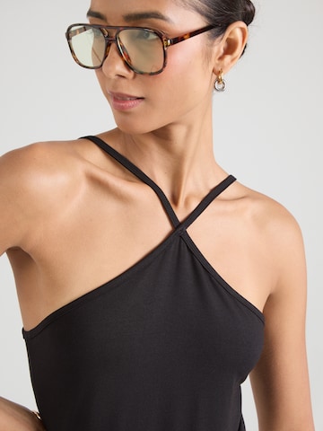 ABOUT YOU - Body camiseta 'Smilla' en negro