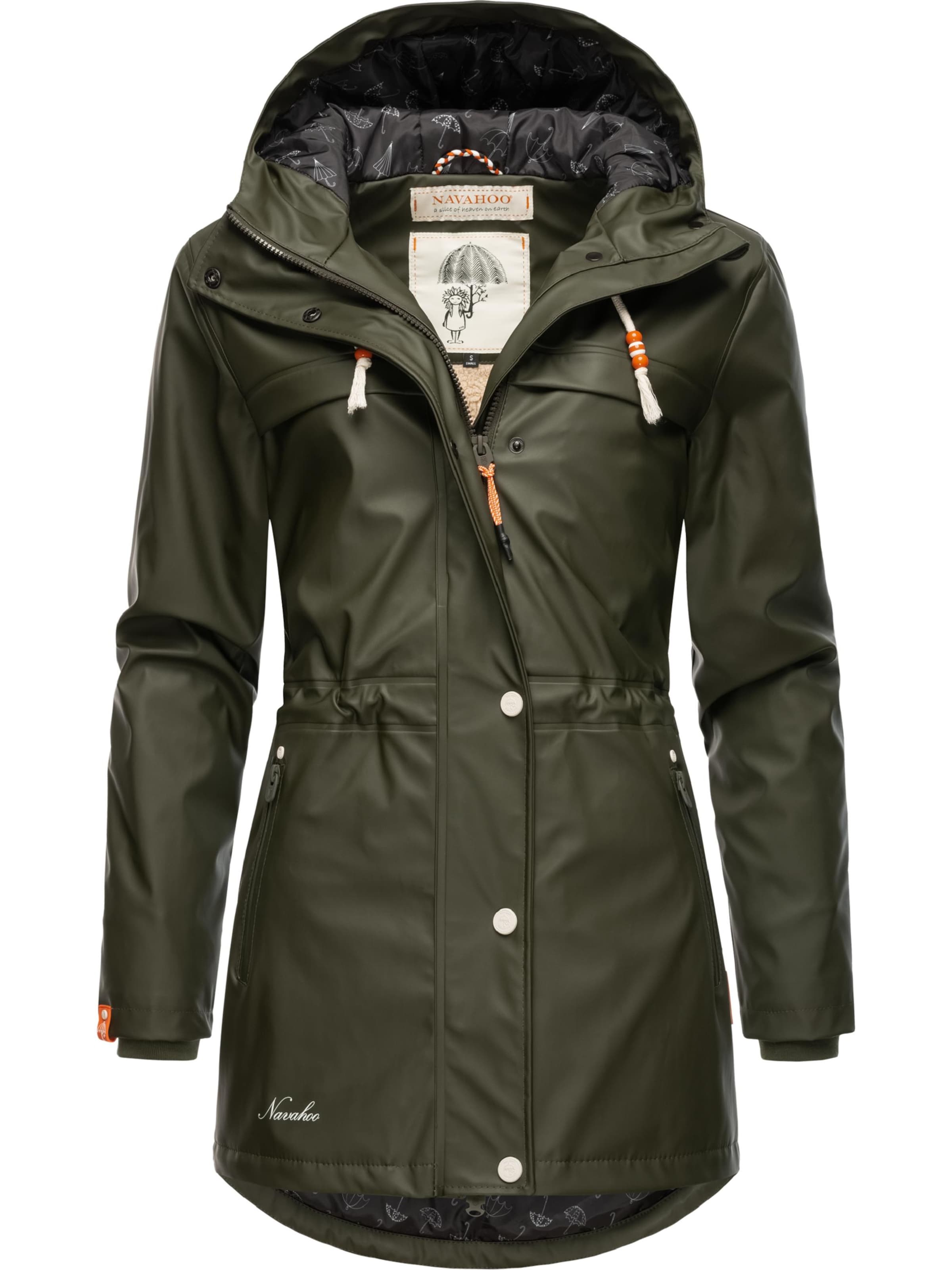 Manteau mi-saison 'Rainy Forest' NAVAHOO en vert