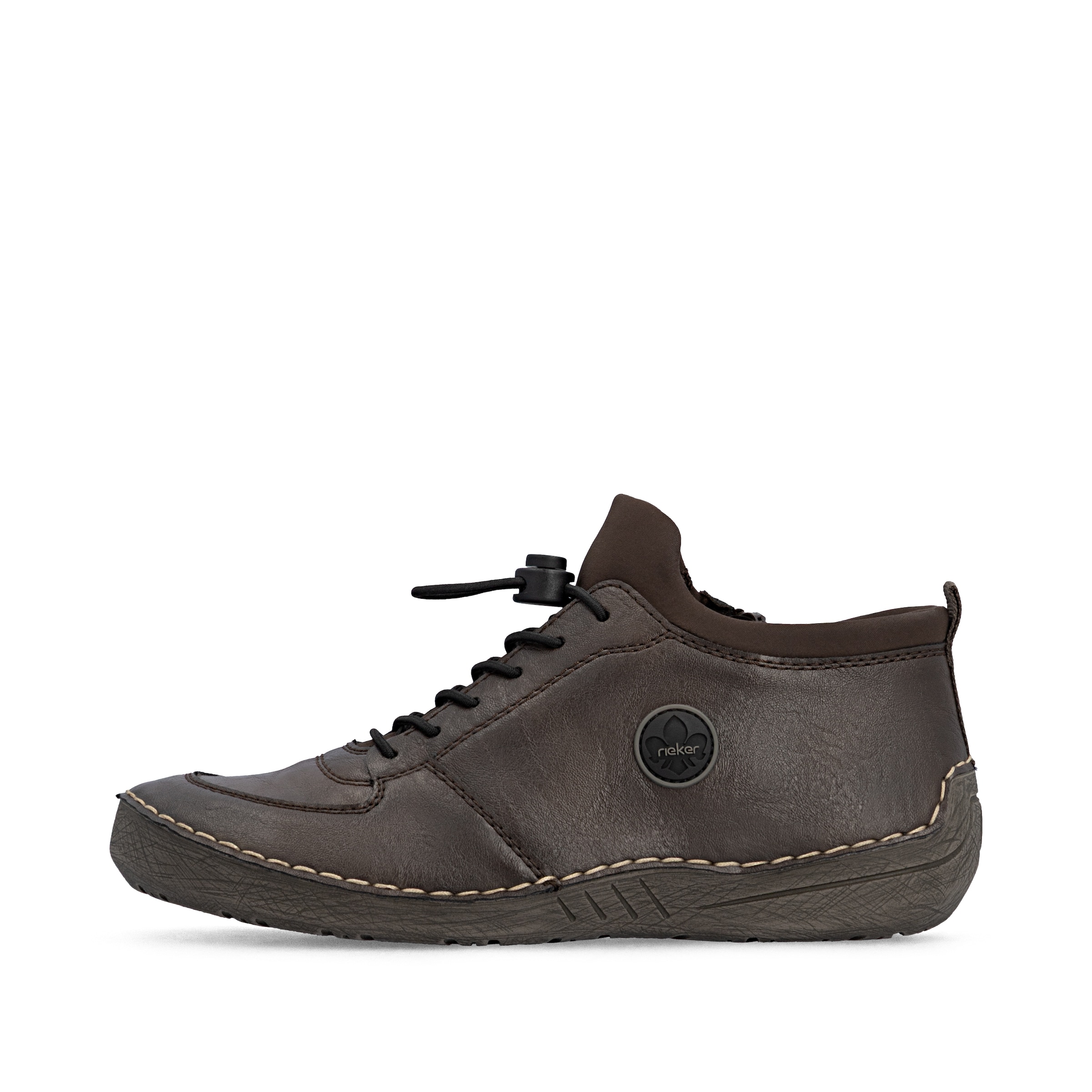 Bottines à lacets Rieker en marron
