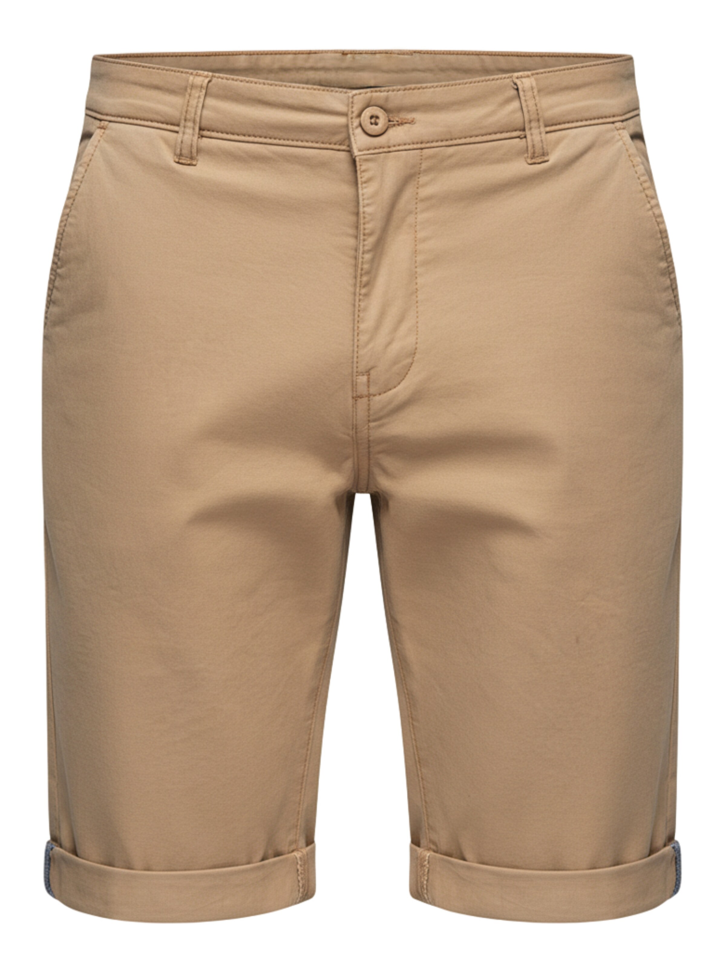 Pantaloni sportivi di Ombre in beige: frontale