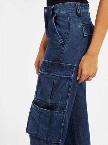 GUESS Loosefit Cargojeans 'Kori' in Blau