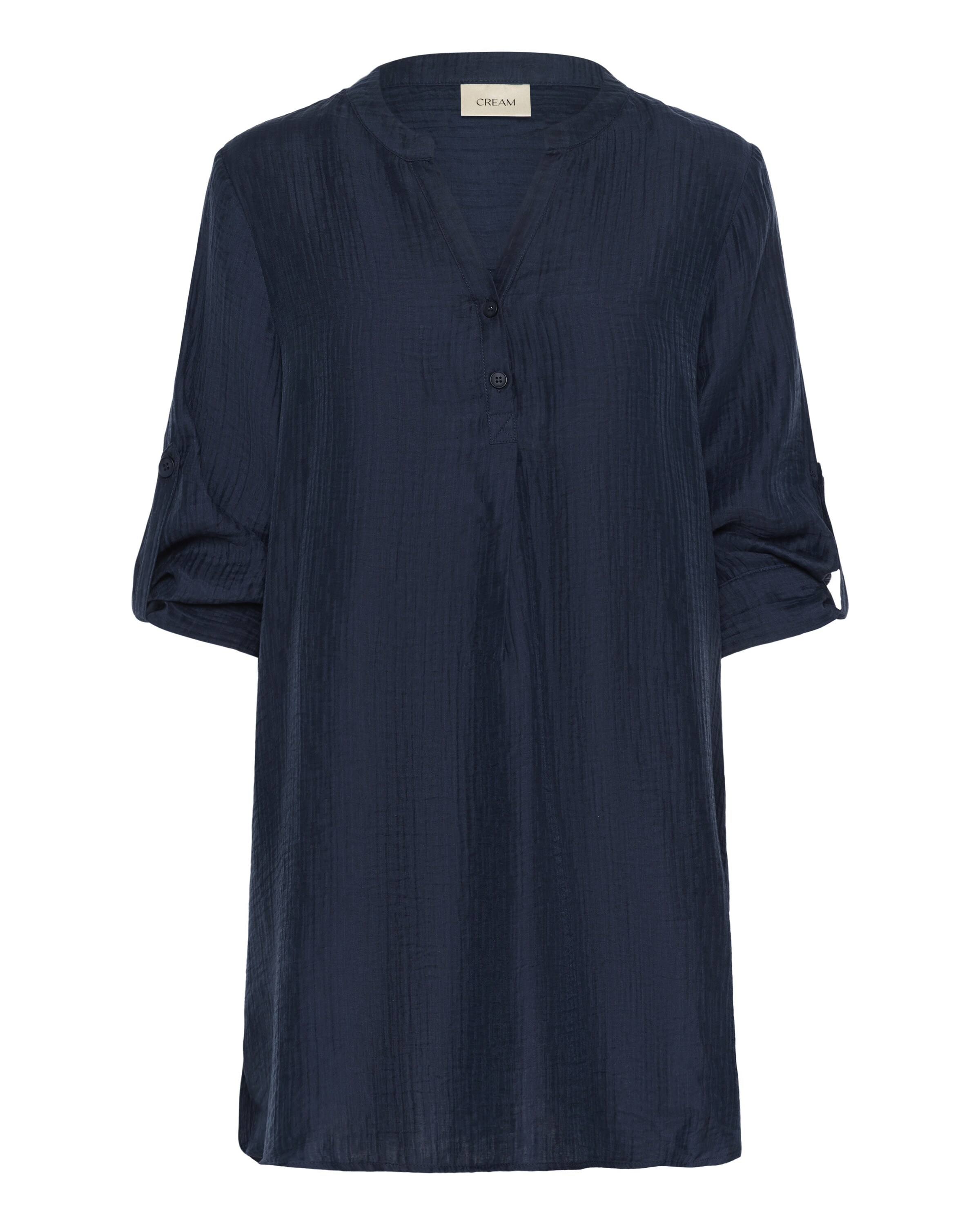 Cream Tunika 'Wilma ' i blå: forside