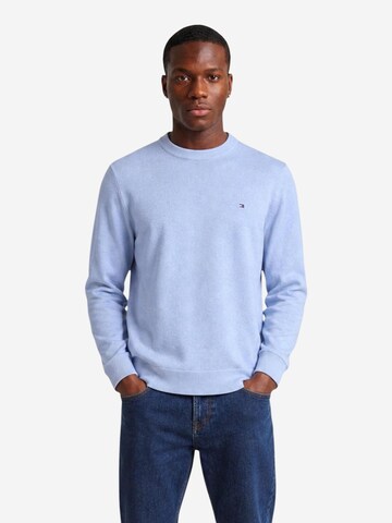TOMMY HILFIGER Tricot 'PIMA ORG CTN CASHMERE MW0MW28046' in Blauw