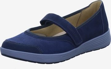 Ganter Ballerina 'Klara' in Blau: Vorderseite