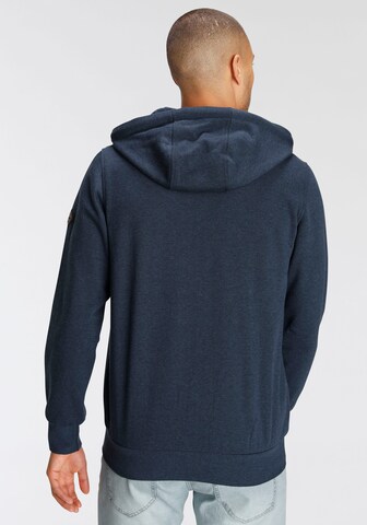 AJC Zip-Up Hoodie in Blue