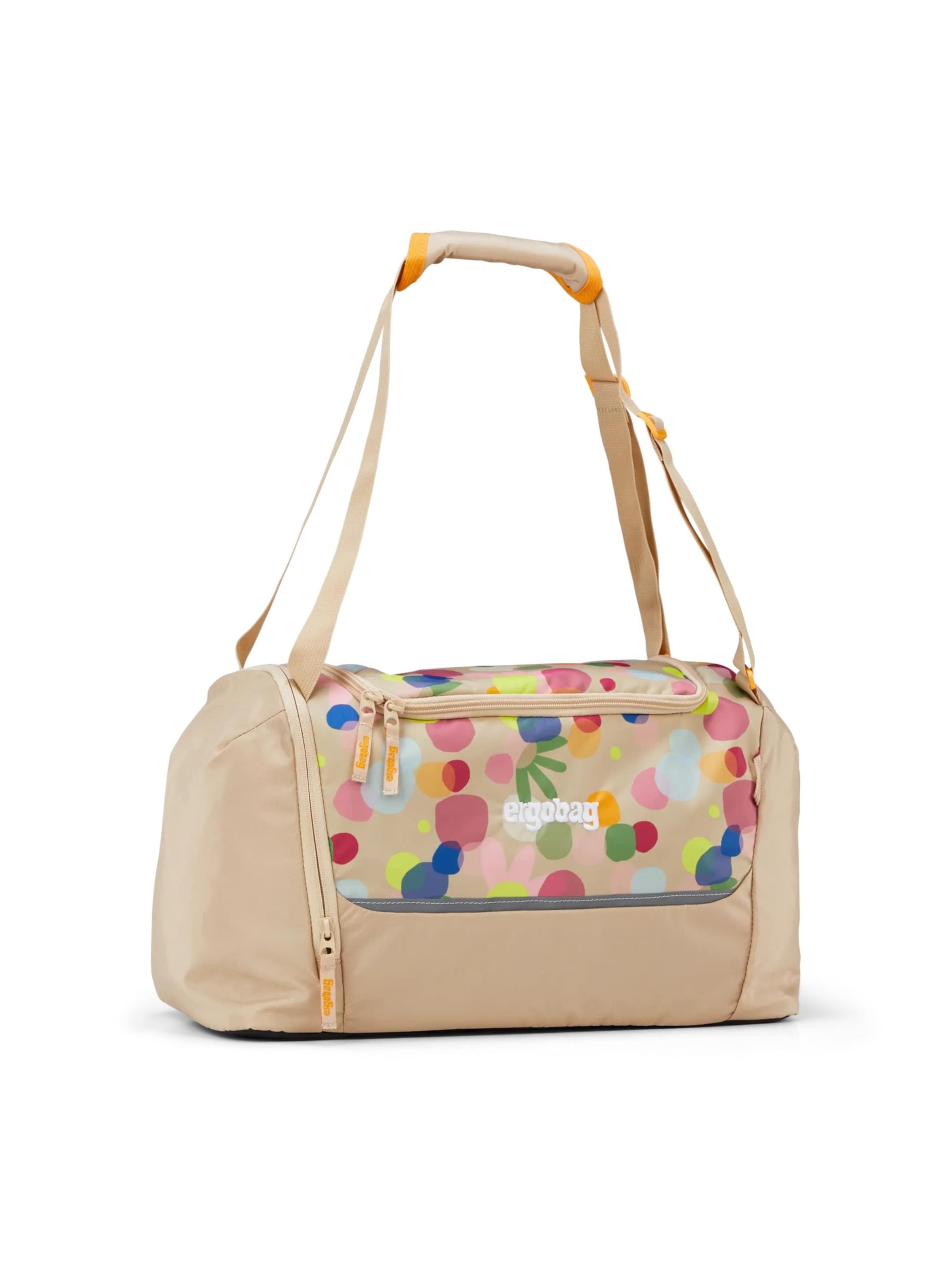 ergobag Athletic Gym Bag 'Sporttasche Sporttasche' in Beige: front