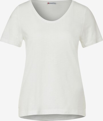 T-shirt 'Gerda' STREET ONE en blanc : devant