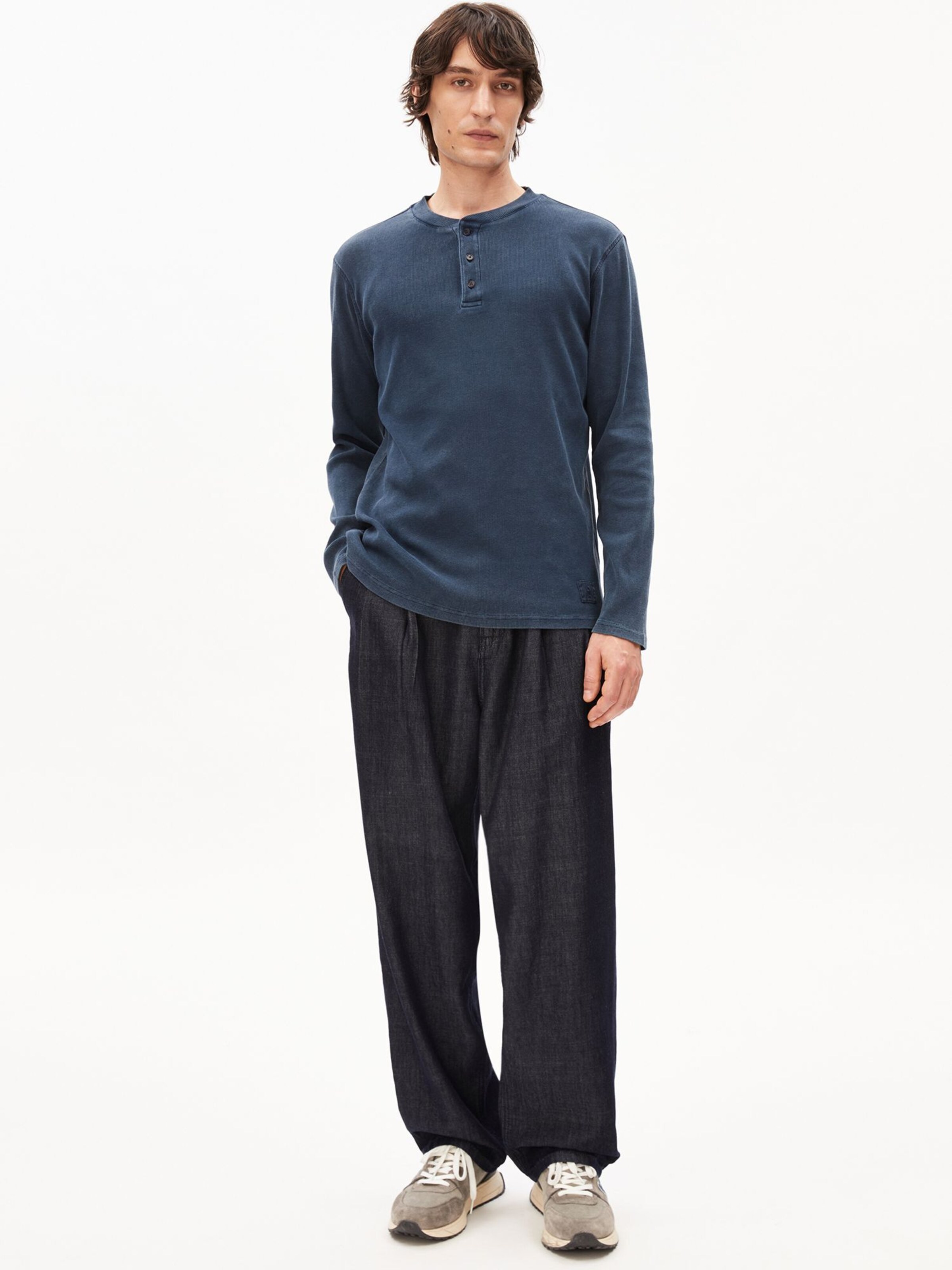 ARMEDANGELS Shirt in Blue: front