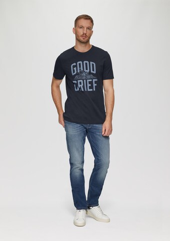 s.Oliver Shirt 'Peanuts' in Blue