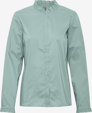 CULTURE Blouse 'Antoinett' in Green: front