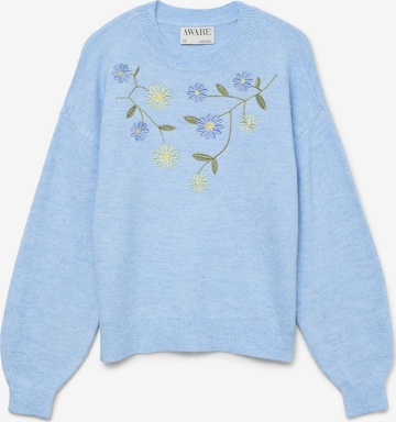 Pull-over 'VMAlina' VERO MODA en bleu : devant
