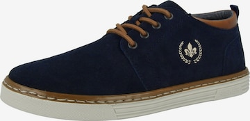 RIEKER Lace-Up Shoes in Blue: front