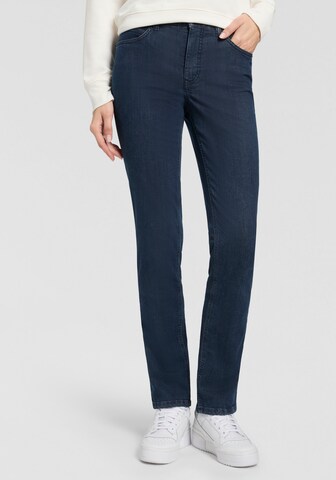 MAC Skinny Jeans in Blue: front