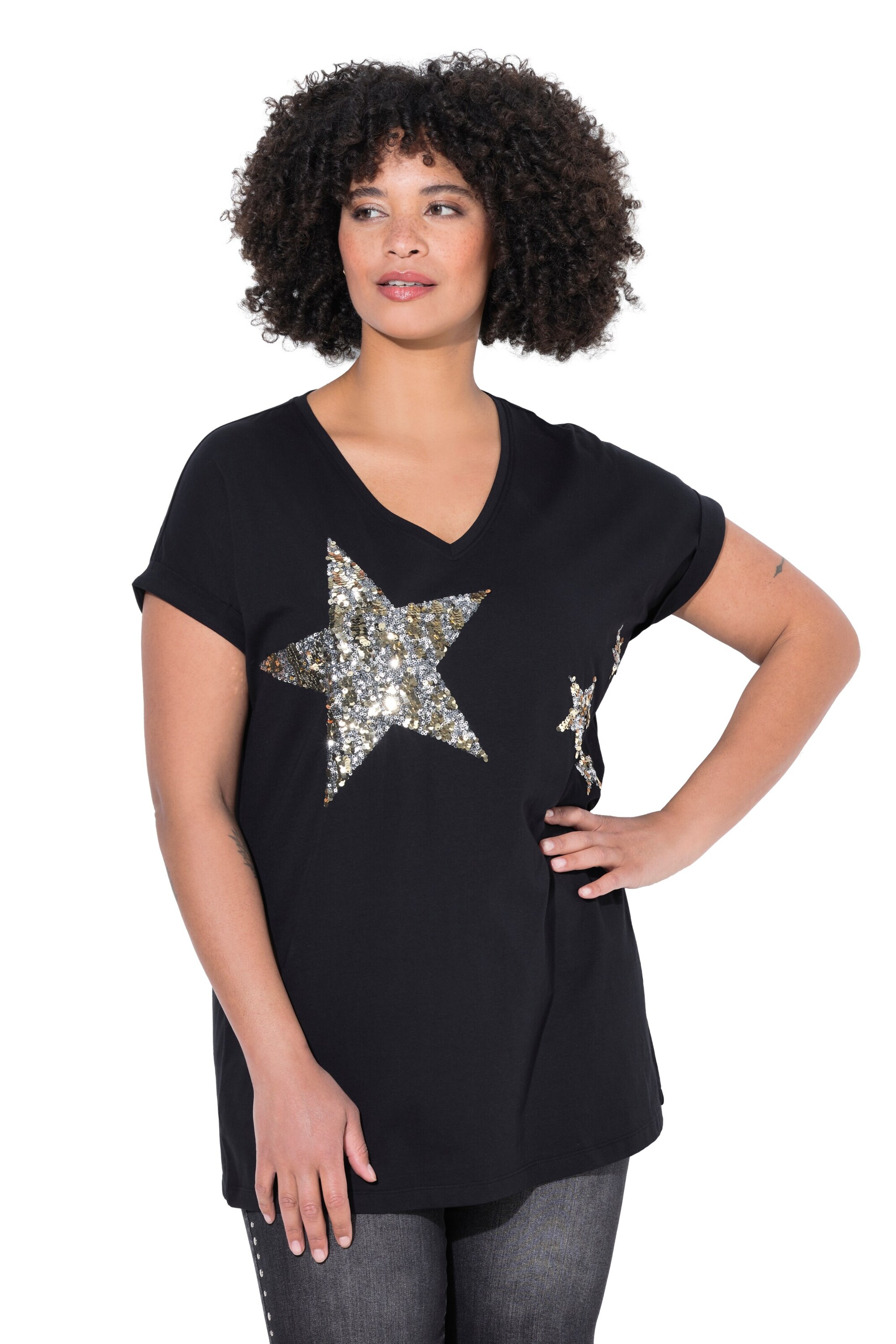 Angel of Style Shirt in Black: front