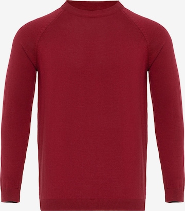 Antioch Sweater in Red: front