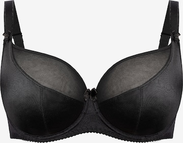Soutien-gorge minimiseur 'Nooemi' TEYLI en noir : devant