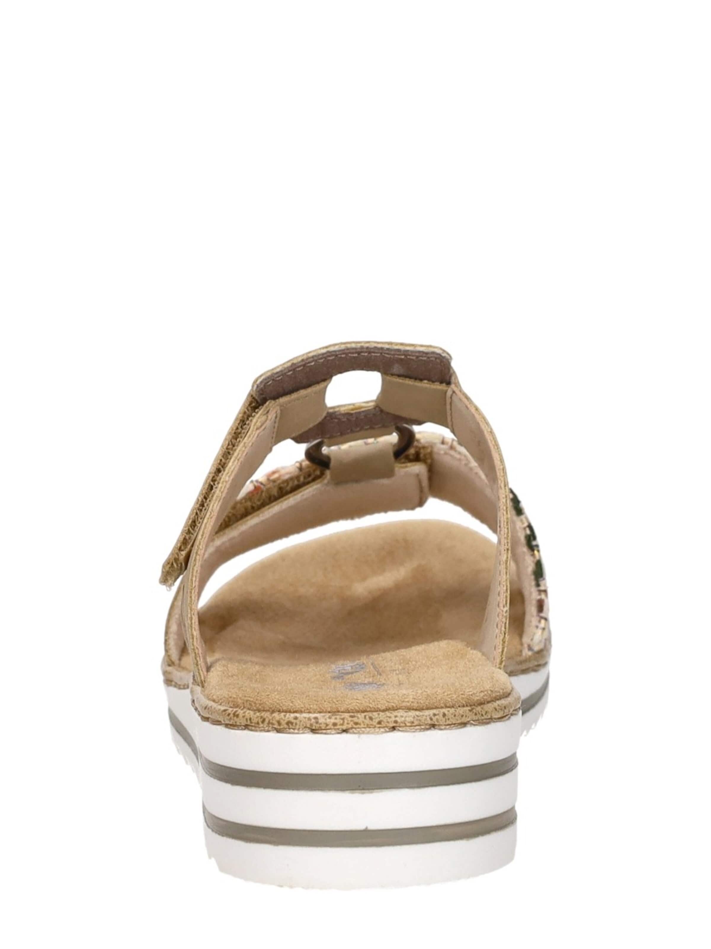 Rieker Huisschoenen 'Open Teen' in Beige