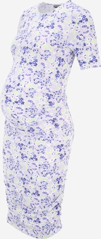 Pieces Maternity Jurk 'NALA' in Blauw: voorkant