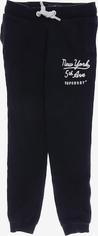 Superdry Pants in S in Black: front