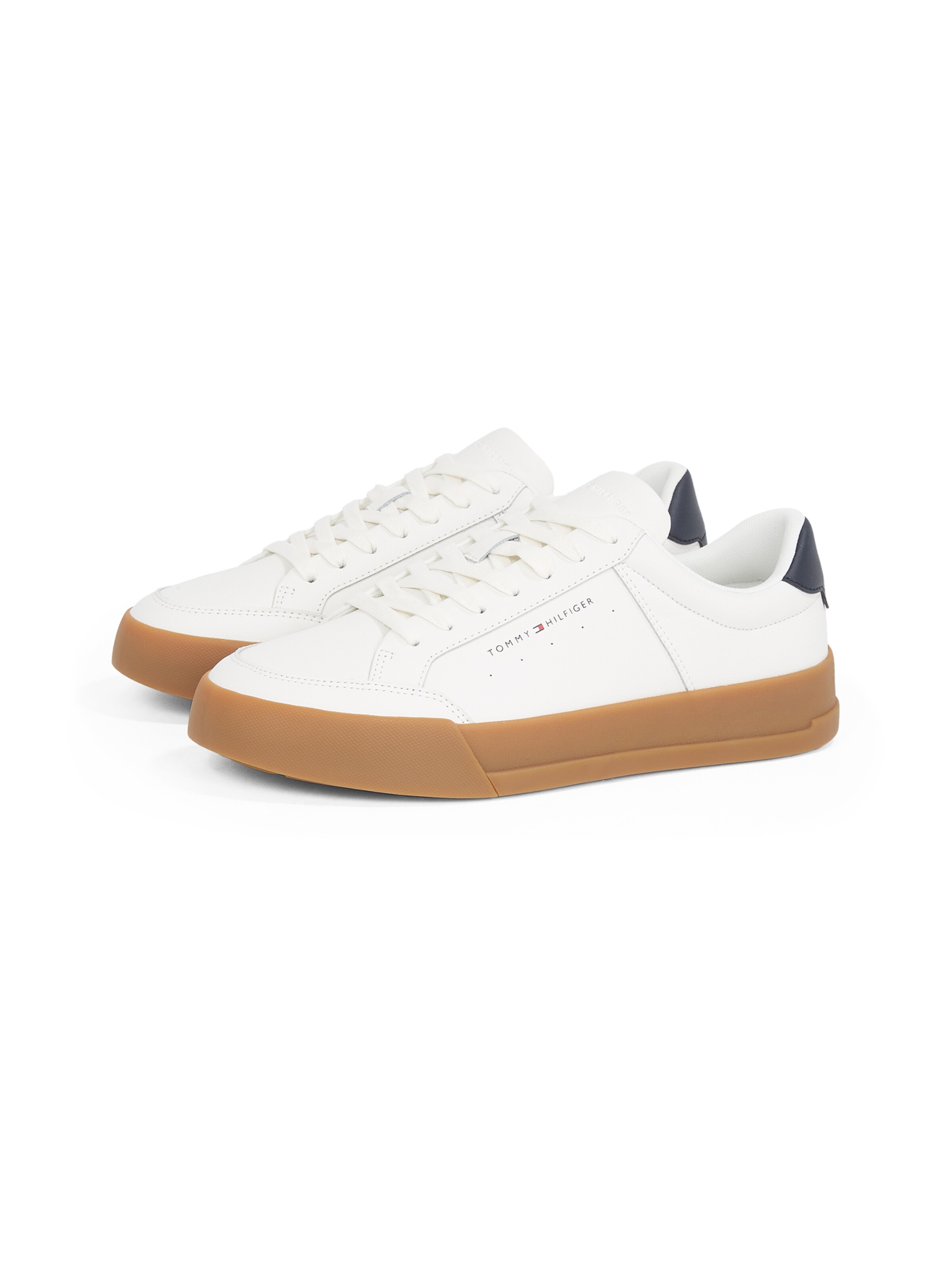 TOMMY HILFIGER Σνίκερ χαμηλό 'Court' σε μπεζ