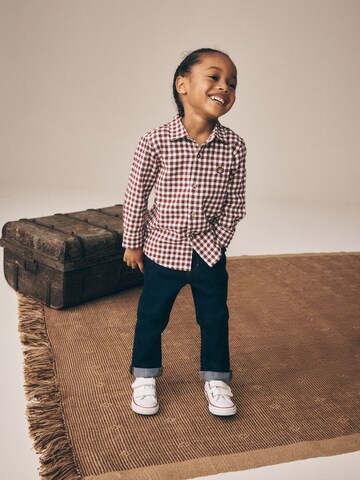 Next Regular fit Button up shirt in Red