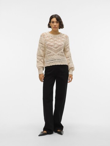 VERO MODA Pullover 'Fina' in Beige