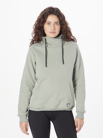 Lake View Sweatshirt 'Tabea' i grön: framsida