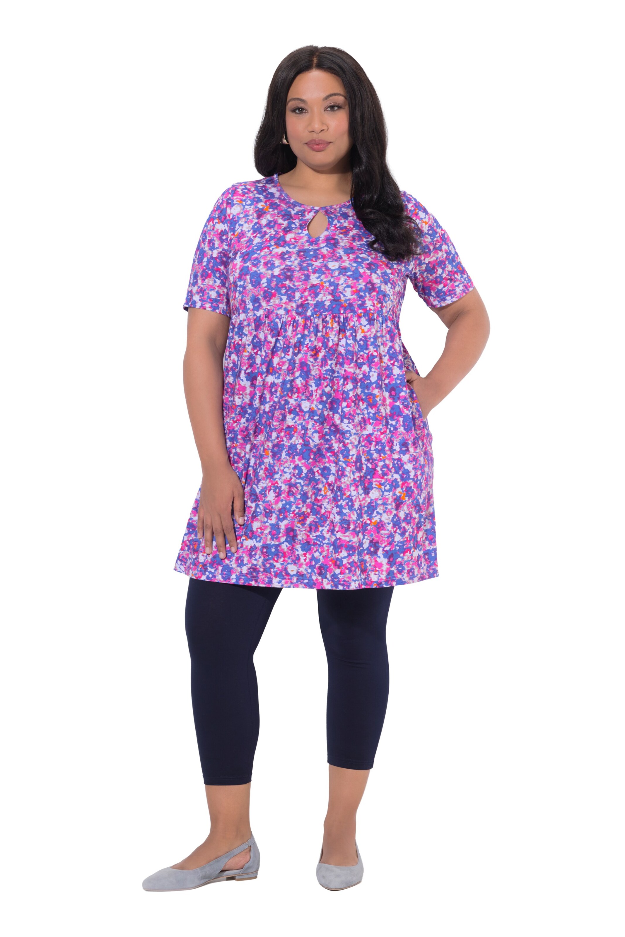 Ulla Popken Shirt in Purple: front