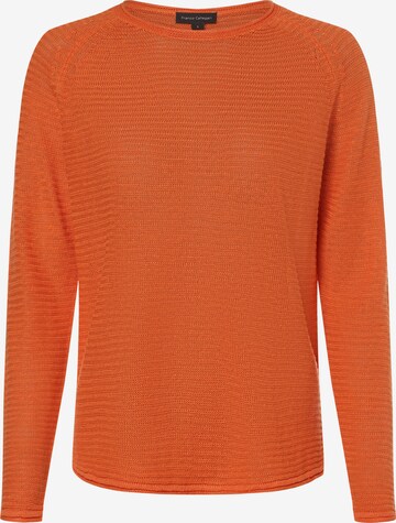 Pull-over Franco Callegari en orange : devant