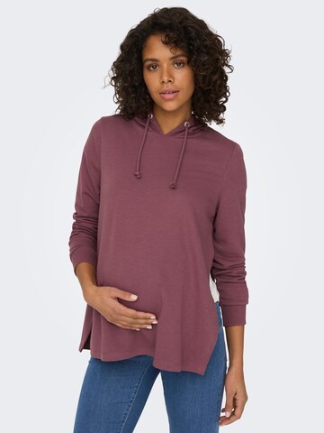 Only Maternity Sweatshirt 'Eva' in Lila