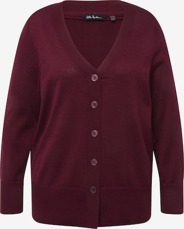 Ulla Popken Knit Cardigan in Red: front