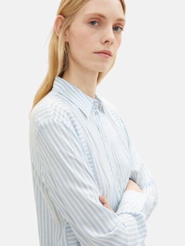 TOM TAILOR Blouse in Blue