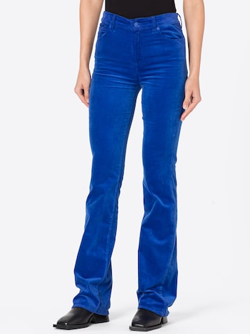 7 for all mankind Flared Broek 'LISHA' in Blauw: voorkant