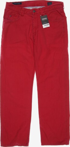 TOMMY HILFIGER Stoffhose 33 in Rot: predná strana